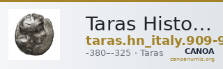 Taras Historia Numorum Italy 909-14 — CANOA