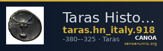 Taras Historia Numorum Italy 918 — CANOA