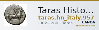Taras Historia Numorum Italy 957 — CANOA