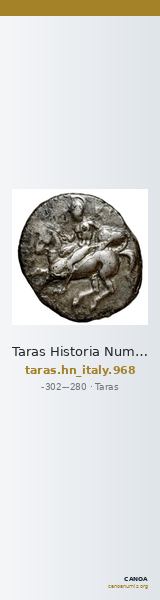 Taras Historia Numorum Italy 968 — CANOA