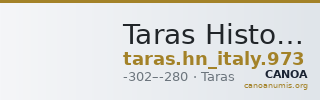 Taras Historia Numorum Italy 973 — CANOA