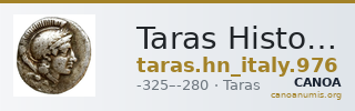 Taras Historia Numorum Italy 976 — CANOA