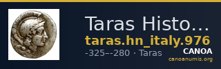 Taras Historia Numorum Italy 976 — CANOA