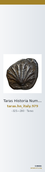 Taras Historia Numorum Italy 979 — CANOA