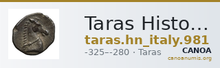 Taras Historia Numorum Italy 981 — CANOA
