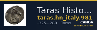 Taras Historia Numorum Italy 981 — CANOA