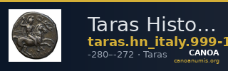Taras Historia Numorum Italy 999-1014 — CANOA