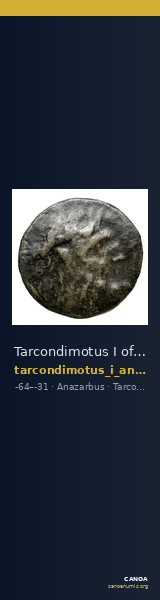 Tarcondimotus I of Cilicia Anazarbus Ziegler 1993 6-28 — CANOA