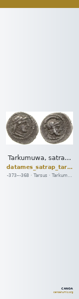Tarkumuwa, satrap of Cilicia Tarsus Babelon 1910 608 — CANOA