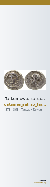 Tarkumuwa, satrap of Cilicia Tarsus Moysey 1986 Issue 4 — CANOA