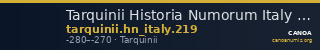 Tarquinii Historia Numorum Italy 219 — CANOA