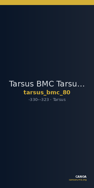 Tarsus BMC Tarsus 80 — CANOA
