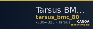 Tarsus BMC Tarsus 80 — CANOA
