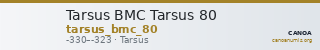 Tarsus BMC Tarsus 80 — CANOA