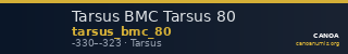 Tarsus BMC Tarsus 80 — CANOA