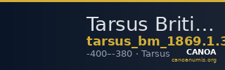 Tarsus British Museum 1869-1-3-14 — CANOA