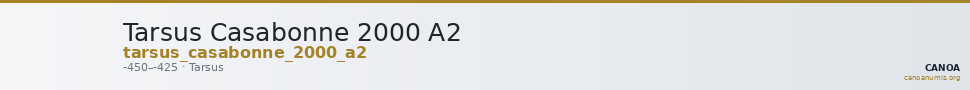 Tarsus Casabonne 2000 A2 — CANOA