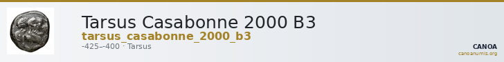 Tarsus Casabonne 2000 B3 — CANOA
