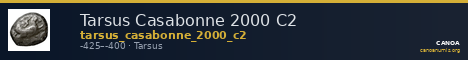 Tarsus Casabonne 2000 C2 — CANOA