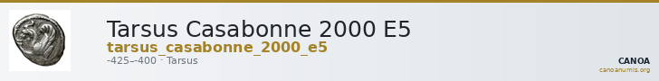 Tarsus Casabonne 2000 E5 — CANOA