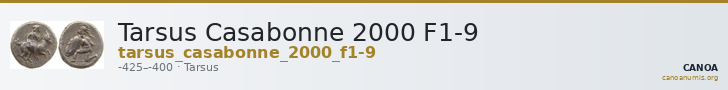 Tarsus Casabonne 2000 F1-9 — CANOA