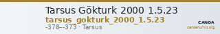Tarsus Gökturk 2000 1.5.23 — CANOA