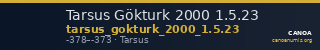 Tarsus Gökturk 2000 1.5.23 — CANOA