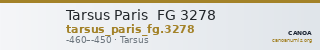 Tarsus Paris  FG 3278 — CANOA