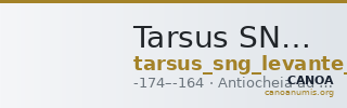 Tarsus SNG Levante 909 — CANOA