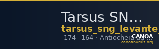 Tarsus SNG Levante 909 — CANOA