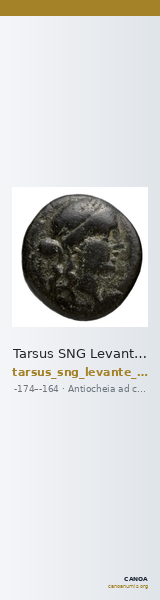 Tarsus SNG Levante 910-12 — CANOA