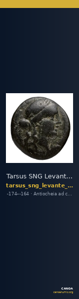 Tarsus SNG Levante 910-12 — CANOA