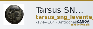 Tarsus SNG Levante 910-12 — CANOA