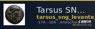 Tarsus SNG Levante 910-12 — CANOA