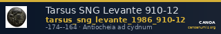 Tarsus SNG Levante 910-12 — CANOA