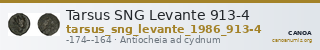 Tarsus SNG Levante 913-4 — CANOA