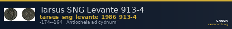 Tarsus SNG Levante 913-4 — CANOA