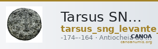 Tarsus SNG Levante 915-6 — CANOA