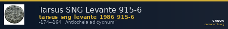 Tarsus SNG Levante 915-6 — CANOA