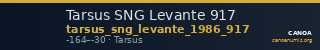 Tarsus SNG Levante 917 — CANOA