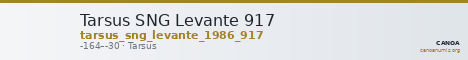 Tarsus SNG Levante 917 — CANOA