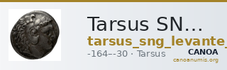Tarsus SNG Levante 924 — CANOA