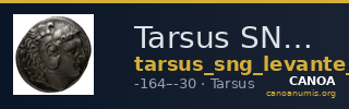 Tarsus SNG Levante 924 — CANOA