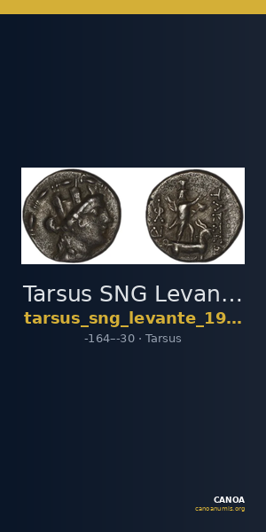 Tarsus SNG Levante 925 — CANOA