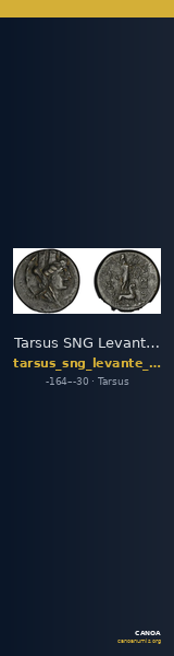 Tarsus SNG Levante 926-32, 962-70 — CANOA