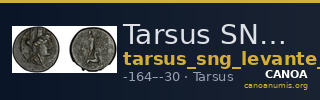Tarsus SNG Levante 926-32, 962-70 — CANOA