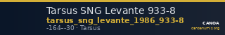 Tarsus SNG Levante 933-8 — CANOA