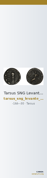 Tarsus SNG Levante 939, 971-7 — CANOA