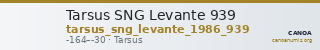 Tarsus SNG Levante 939 — CANOA