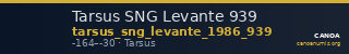 Tarsus SNG Levante 939 — CANOA